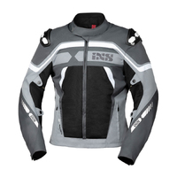 iXS RS-700-Air Carbon Sport Jacket Light Grey-Grey White - XL