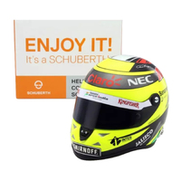 Miniature Schuberth Sergio Perez F1 2016 Helmet - 1/2 Scale
