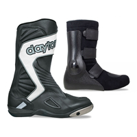 Daytona EVO Voltex Boots Black-White - Available in Various Sizes