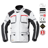 Held Carese II Jacket Grey-Red - Available in Various Sizes